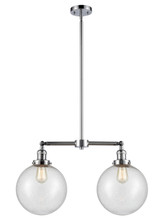 Mid. Chandeliers Glass Down by Innovations ( 405 | 209-PC-G204-10 Franklin Restoration ) 