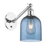 Sconces Single Glass by Innovations ( 405 | 317-1W-PC-G558-6BL Ballston ) 