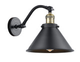 Sconces Single Glass by Innovations ( 405 | 515-1W-BAB-M10-BK Franklin Restoration ) 