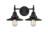 Bathroom Fixtures Two Lights by Innovations ( 405 | 447-2W-BK-M6-BK Caden ) 