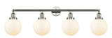 Bathroom Fixtures Four Lights by Innovations ( 405 | 215-PN-G201-8-LED Franklin Restoration ) 