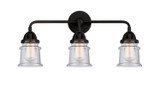 Bathroom Fixtures Three Lights by Innovations ( 405 | 288-3W-BK-G184S Nouveau 2 ) 