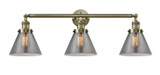 Bathroom Fixtures Three Lights by Innovations ( 405 | 205-AB-G43-LED Franklin Restoration ) 