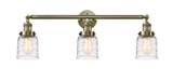 Bathroom Fixtures Three Lights by Innovations ( 405 | 205-AB-G513 Franklin Restoration ) 