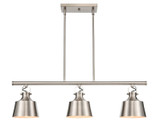 Linear/Island 3 Light Bar by Innovations ( 405 | 370-3I-SN-M-LED Auralume ) 