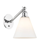Sconces Single Glass by Innovations ( 405 | 317-1W-PC-GBC-81 Ballston ) 