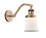 Sconces Single Glass by Innovations ( 405 | 515-1W-BB-G181S-LED Franklin Restoration ) 