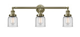 Bathroom Fixtures Three Lights by Innovations ( 405 | 205-AB-G52-LED Franklin Restoration ) 