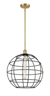 Pendants Open Frame by Innovations ( 405 | 516-1S-SG-CE-16-BK Ballston ) 