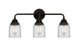 Bathroom Fixtures Three Lights by Innovations ( 405 | 288-3W-BK-G52-LED Nouveau 2 ) 