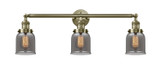 Bathroom Fixtures Three Lights by Innovations ( 405 | 205-AB-G53-LED Franklin Restoration ) 