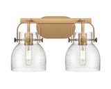 Bathroom Fixtures Two Lights by Innovations ( 405 | 423-2W-BB-G412-6SDY Downtown Urban ) 