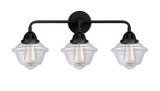 Bathroom Fixtures Three Lights by Innovations ( 405 | 288-3W-BK-G532-LED Nouveau 2 ) 