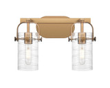 Bathroom Fixtures Two Lights by Innovations ( 405 | 423-2W-BB-G423-7DE Downtown Urban ) 