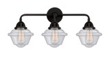 Bathroom Fixtures Three Lights by Innovations ( 405 | 288-3W-BK-G534 Nouveau 2 ) 
