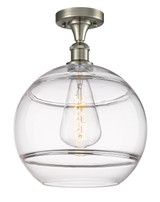 Semi-Flush Mts. Glass Down by Innovations ( 405 | 516-1C-SN-G556-12CL Ballston ) 