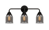 Bathroom Fixtures Three Lights by Innovations ( 405 | 288-3W-BK-G53-LED Nouveau 2 ) 