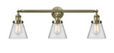 Bathroom Fixtures Three Lights by Innovations ( 405 | 205-AB-G62-LED Franklin Restoration ) 