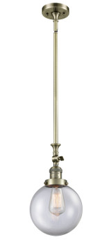 Mini Pendants Glass Down by Innovations ( 405 | 206-AB-G202-8-LED Franklin Restoration ) 
