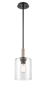 Mini Pendants Glass Down by Innovations ( 405 | 442-1S-BK-SDY Paladin ) 