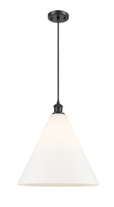 Pendants Glass Down by Innovations ( 405 | 516-1P-BK-GBC-161-LED Ballston ) 