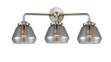 Bathroom Fixtures Three Lights by Innovations ( 405 | 284-3W-SN-G173-LED Nouveau ) 