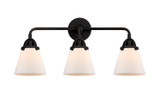 Bathroom Fixtures Three Lights by Innovations ( 405 | 288-3W-BK-G61-LED Nouveau 2 ) 