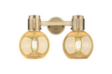 Bathroom Fixtures Two Lights by Innovations ( 405 | 464-2W-BB-G464B-7ME Downtown Urban ) 