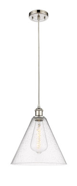 Pendants Glass Down by Innovations ( 405 | 516-1P-PN-GBC-124-LED Ballston ) 