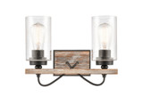 Bathroom Fixtures Two Lights by Innovations ( 405 | 442-2W-BK-SDY Paladin ) 