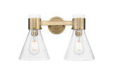Bathroom Fixtures Two Lights by Innovations ( 405 | 464-2W-BB-G464C-7SDY Downtown Urban ) 