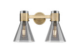 Bathroom Fixtures Two Lights by Innovations ( 405 | 464-2W-BB-G464C-7SM Downtown Urban ) 