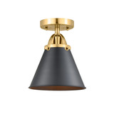 Semi-Flush Mts. Glass Down by Innovations ( 405 | 288-1C-SG-M13-BK-LED Nouveau 2 ) 