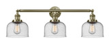 Bathroom Fixtures Three Lights by Innovations ( 405 | 205-AB-G74 Franklin Restoration ) 
