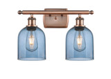 Bathroom Fixtures Two Lights by Innovations ( 405 | 516-2W-AC-G558-6BL Ballston ) 