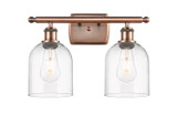 Bathroom Fixtures Two Lights by Innovations ( 405 | 516-2W-AC-G558-6CL Ballston ) 