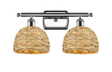 Bathroom Fixtures Two Lights by Innovations ( 405 | 516-2W-PC-RBD-8-NAT Ballston ) 
