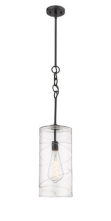 Mini Pendants Glass Down by Innovations ( 405 | 380-1S-BK-G381-8CL-BB-95-LED Wexford ) 