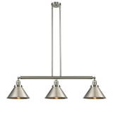Linear/Island 3 Light Bar by Innovations ( 405 | 213-SN-M10-SN-LED Franklin Restoration ) 