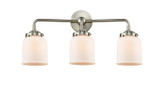 Bathroom Fixtures Three Lights by Innovations ( 405 | 284-3W-SN-G51-LED Nouveau ) 