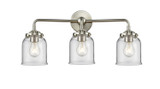 Bathroom Fixtures Three Lights by Innovations ( 405 | 284-3W-SN-G52-LED Nouveau ) 