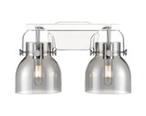 Bathroom Fixtures Two Lights by Innovations ( 405 | 423-2W-PC-G412-6SM Downtown Urban ) 