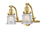 Bathroom Fixtures Two Lights by Innovations ( 405 | 515-2W-SG-G184S-LED Franklin Restoration ) 