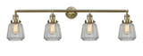 Bathroom Fixtures Four Lights by Innovations ( 405 | 215-AB-G142-LED Franklin Restoration ) 