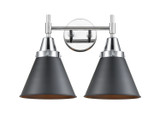 Bathroom Fixtures Two Lights by Innovations ( 405 | 447-2W-PC-M13-BK Caden ) 