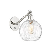 Sconces Single Glass by Innovations ( 405 | 317-1W-PN-G1215-8-LED Ballston ) 