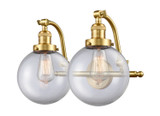 Bathroom Fixtures Two Lights by Innovations ( 405 | 515-2W-SG-G202-8 Franklin Restoration ) 