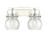 Bathroom Fixtures Two Lights by Innovations ( 405 | 423-2W-PN-G410-6SDY Downtown Urban ) 