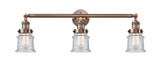 Bathroom Fixtures Three Lights by Innovations ( 405 | 205-AC-G184S Franklin Restoration ) 