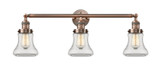Bathroom Fixtures Three Lights by Innovations ( 405 | 205-AC-G192 Franklin Restoration ) 